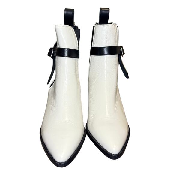 Zadig & Voltaire Tyler Cecilia Boots 👢 White Patent Leather | EU 37 US 6 NIB ✨ - Picture 7 of 9